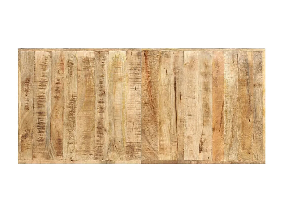Table de bar 150x70x107 cm Bois de manguier brut