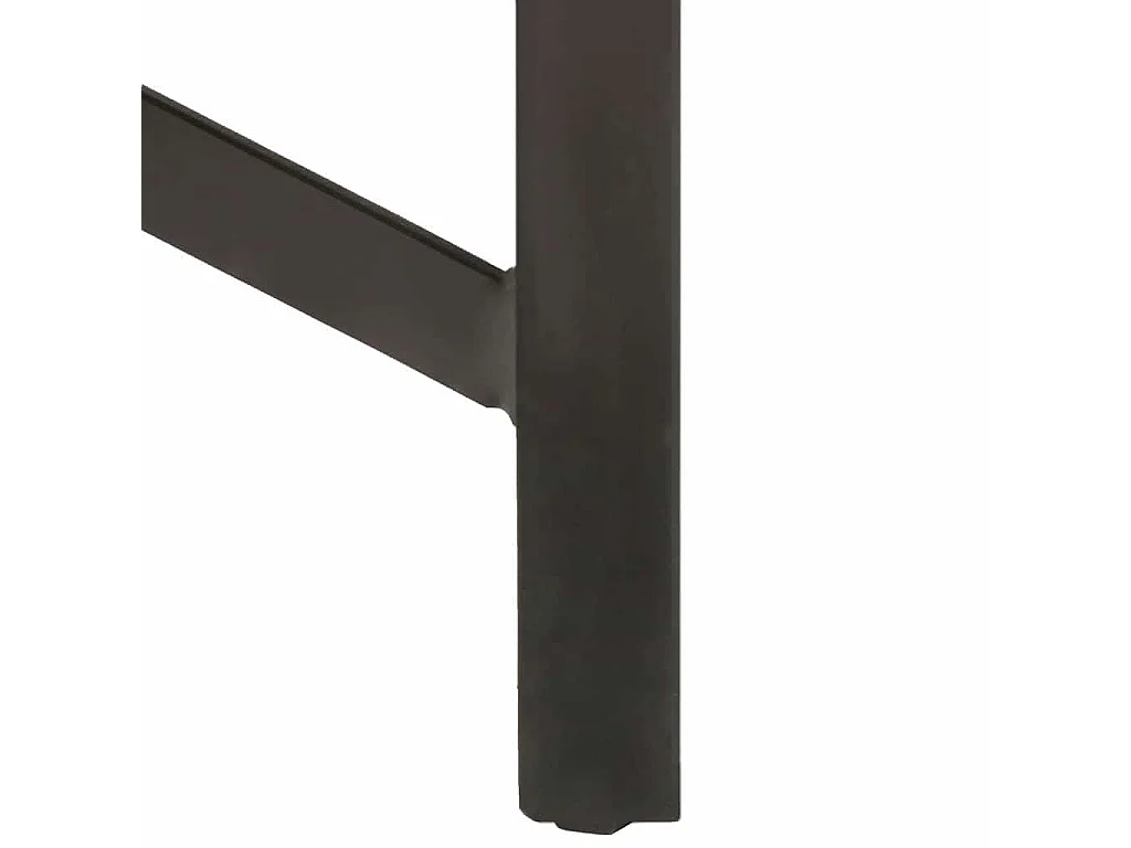 Table de bar 150x70x107 cm Bois de manguier brut
