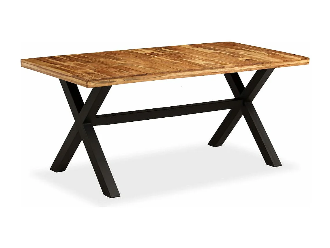 Table à manger Bois d'acacia massif et manguier 180x90x76 cm
