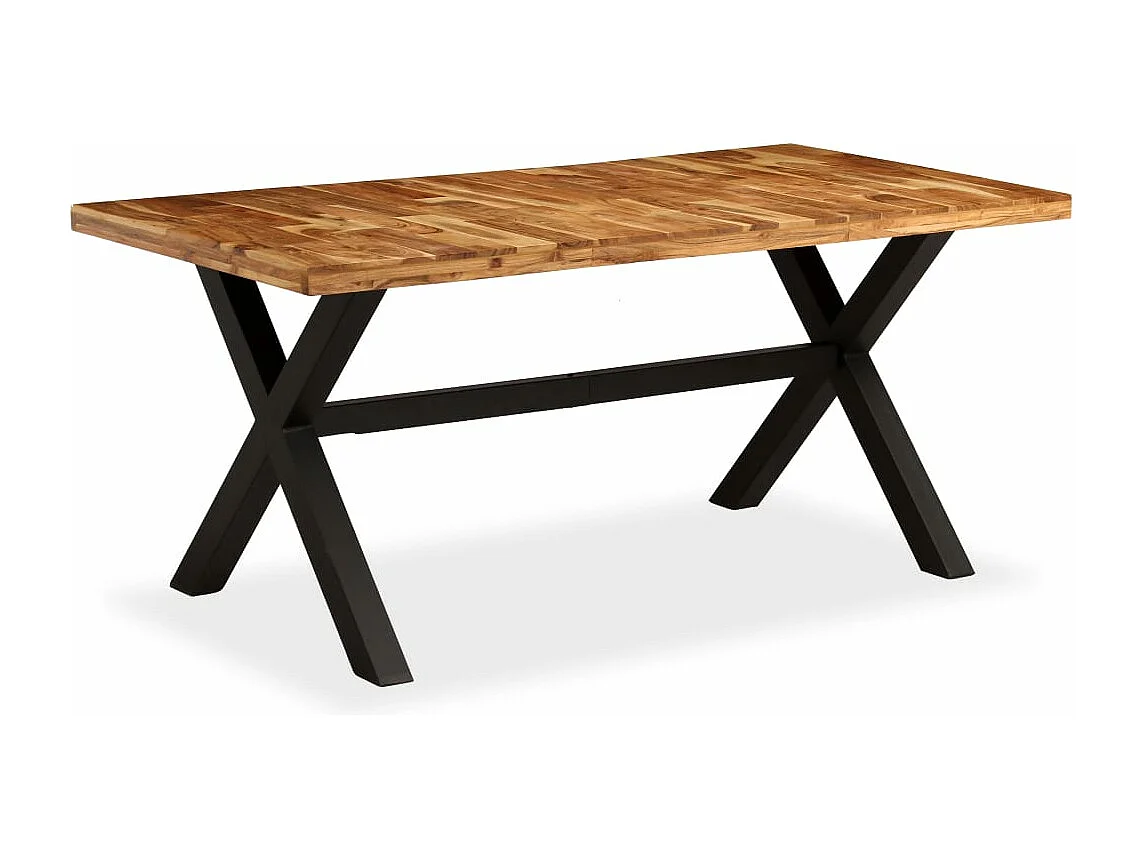 Table à manger Bois d'acacia massif et manguier 180x90x76 cm