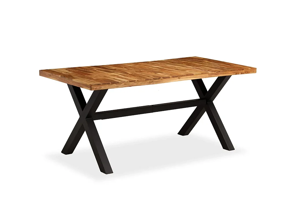 Table à manger Bois d'acacia massif et manguier 180x90x76 cm