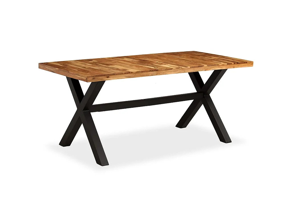 Table à manger Bois d'acacia massif et manguier 180x90x76 cm