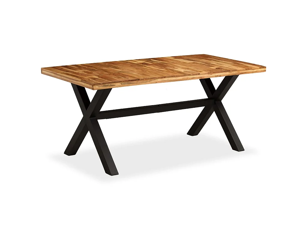 Table à manger Bois d'acacia massif et manguier 180x90x76 cm