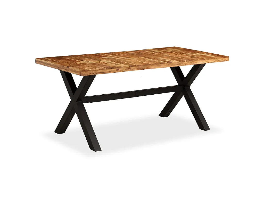 Table à manger Bois d'acacia massif et manguier 180x90x76 cm