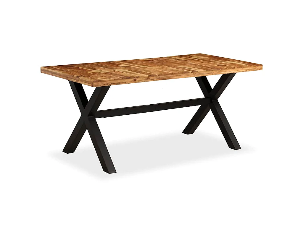 Table à manger Bois d'acacia massif et manguier 180x90x76 cm