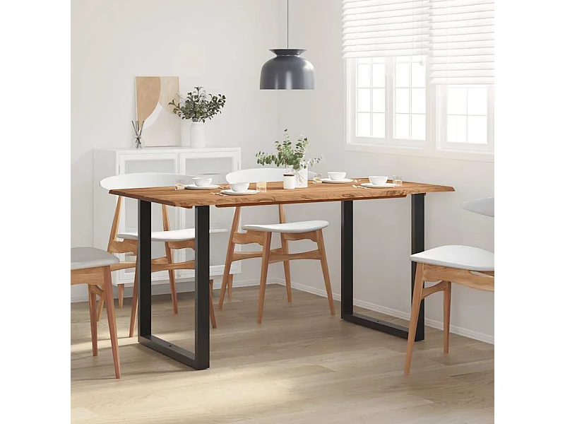 Esstisch 154x80x76 cm Massivholz Akazie