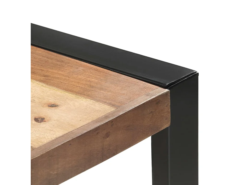 Eettafel 200x100x75 cm massief hout