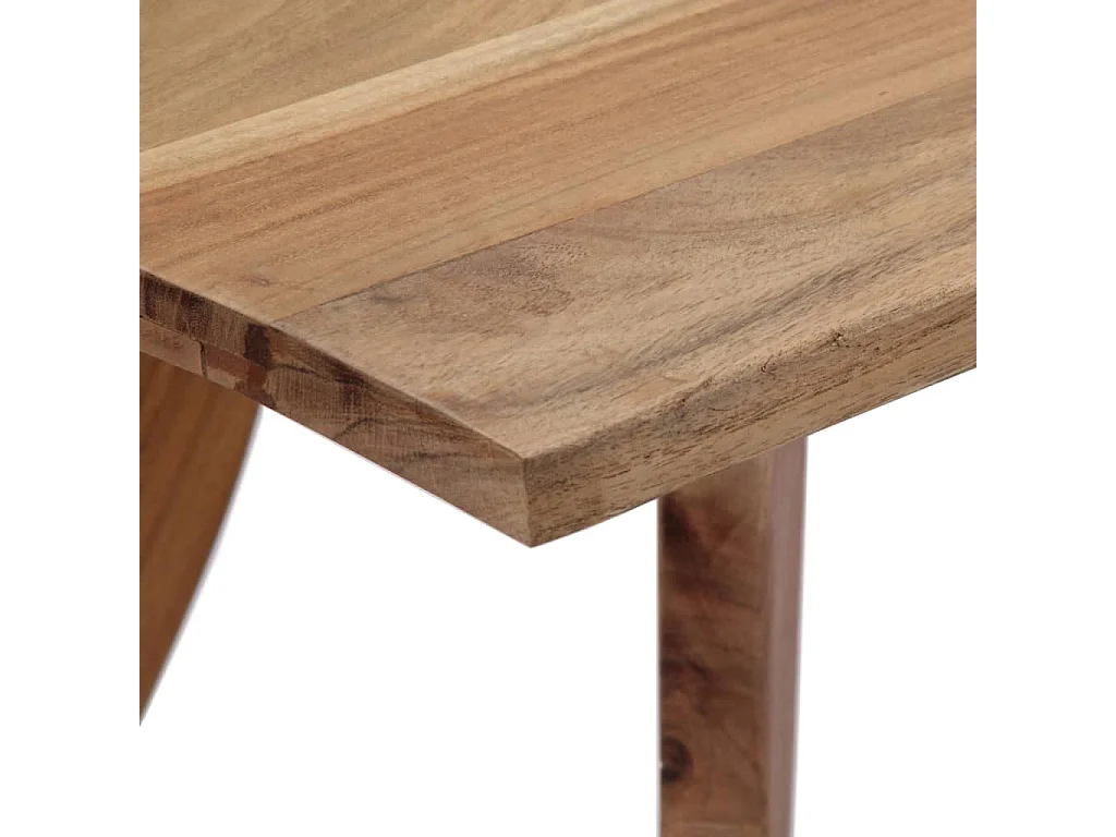 Table de salle à manger 120x58x76 cm Bois d'acacia solide