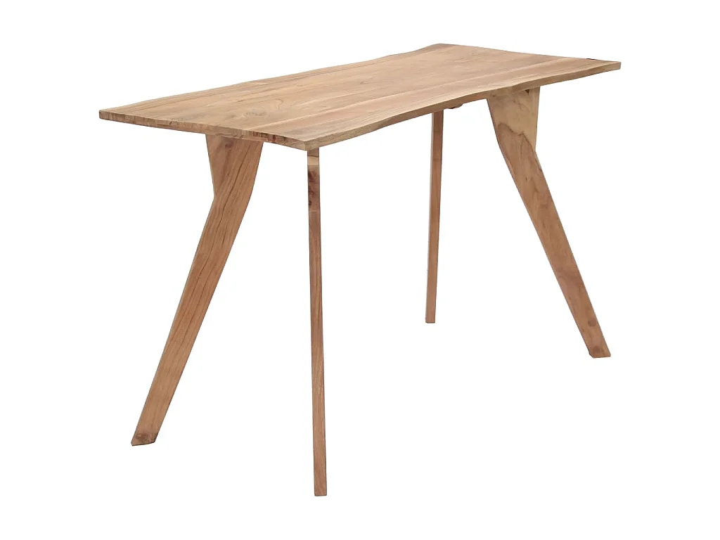 Esstisch 120 x 58 x 76 cm Massivholz Akazie