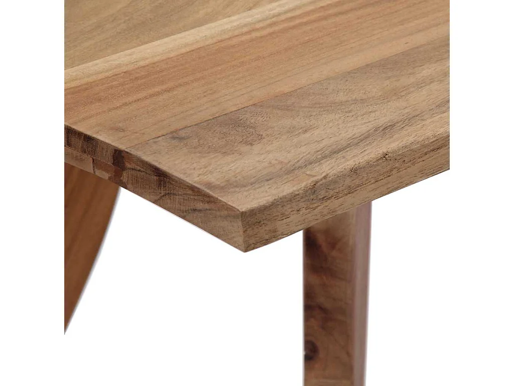 Esstisch 120 x 58 x 76 cm Massivholz Akazie