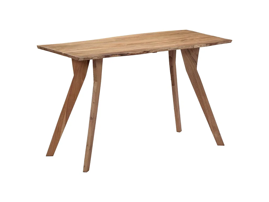 Esstisch 120 x 58 x 76 cm Massivholz Akazie