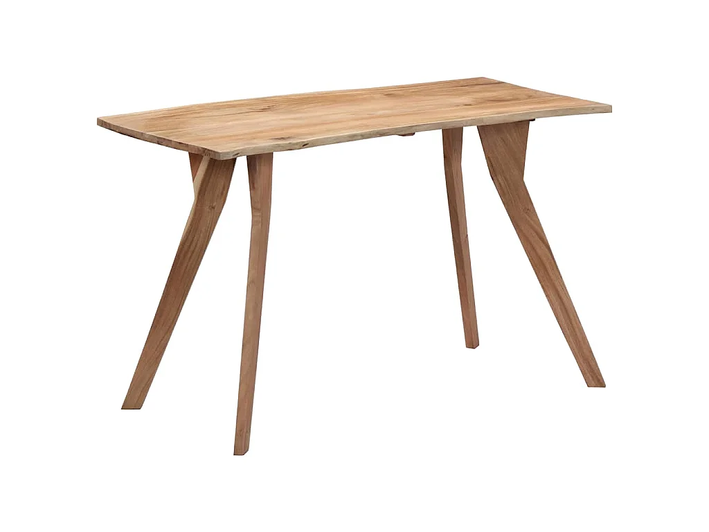 Table de salle à manger 120x58x76 cm Bois d'acacia solide