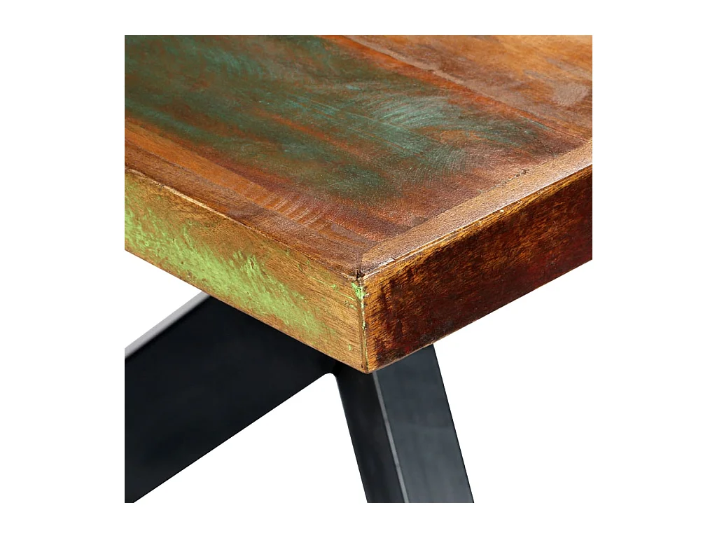 Esstisch 200x100x75 cm Altholz Massiv