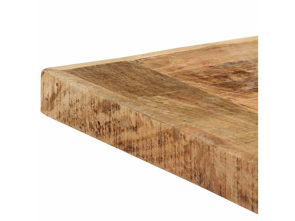 Table à manger 140x70x75 cm Bois de manguier massif brut