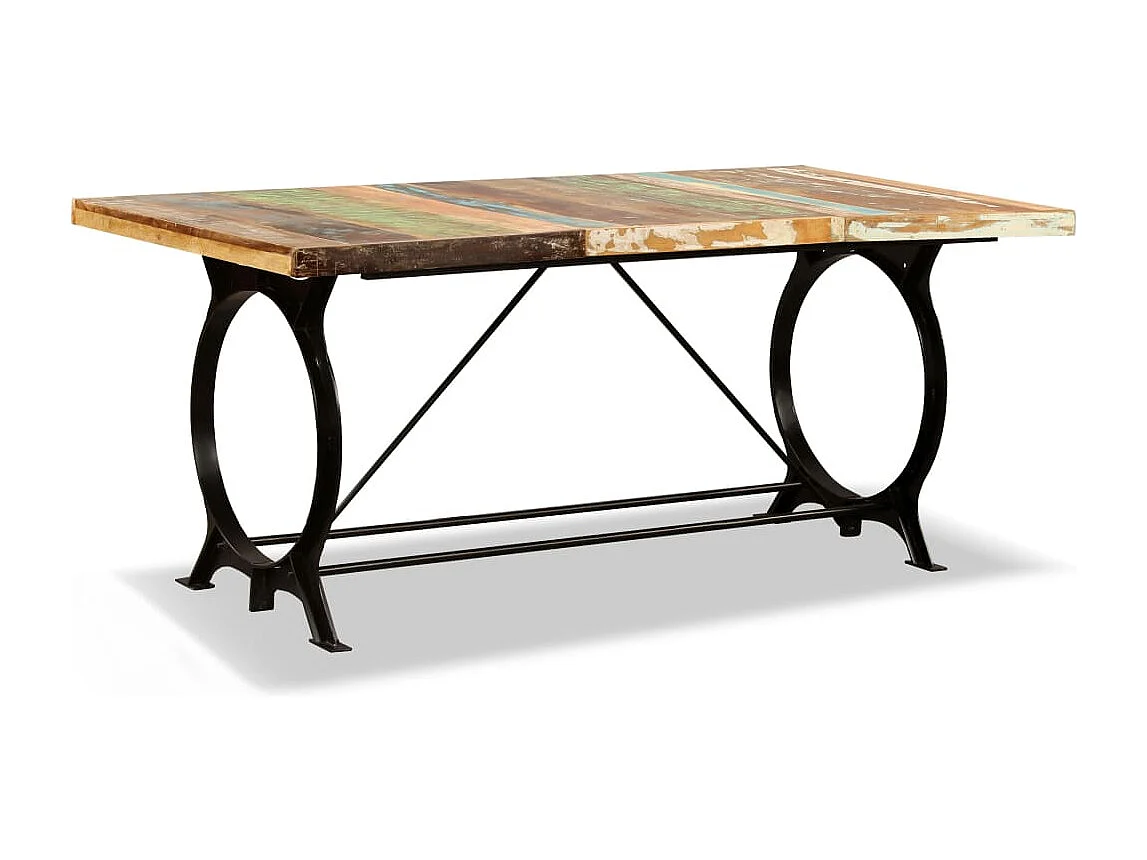 Eettafel 180 cm massief gerecycled hout