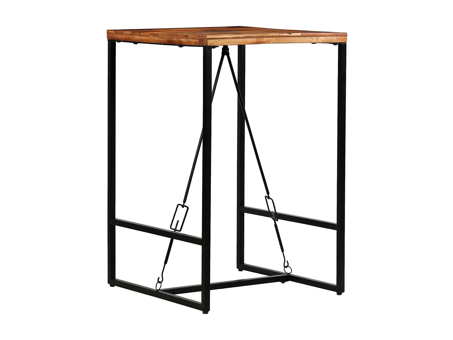 Bartisch Altholz Massiv 70x70x106 cm