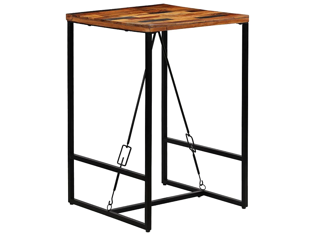 Table de bar Bois de récupération massif 70x70x106 cm