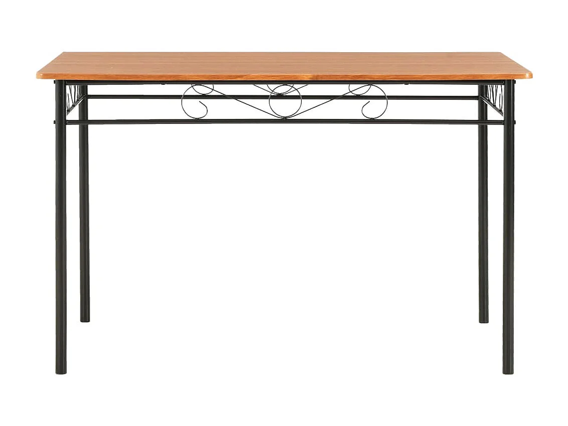 Table à manger Marron 120x70x75 cm MDF