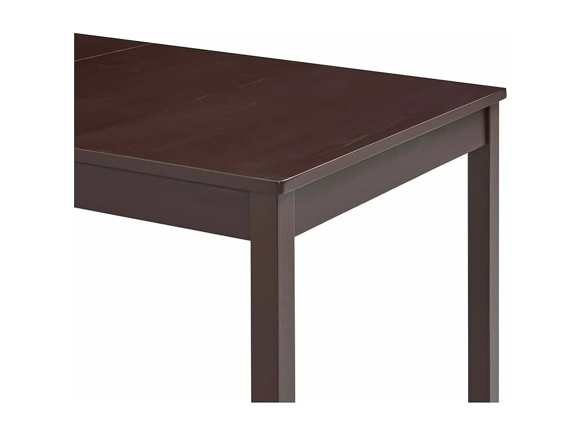 Esstisch Dunkelbraun 140 x 70 x 73 cm Kiefernholz