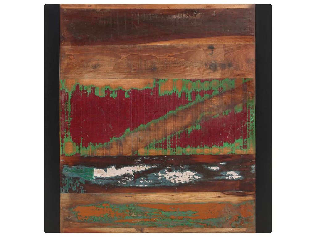 Eettafel 70x70x75 cm massief gerecycled hout