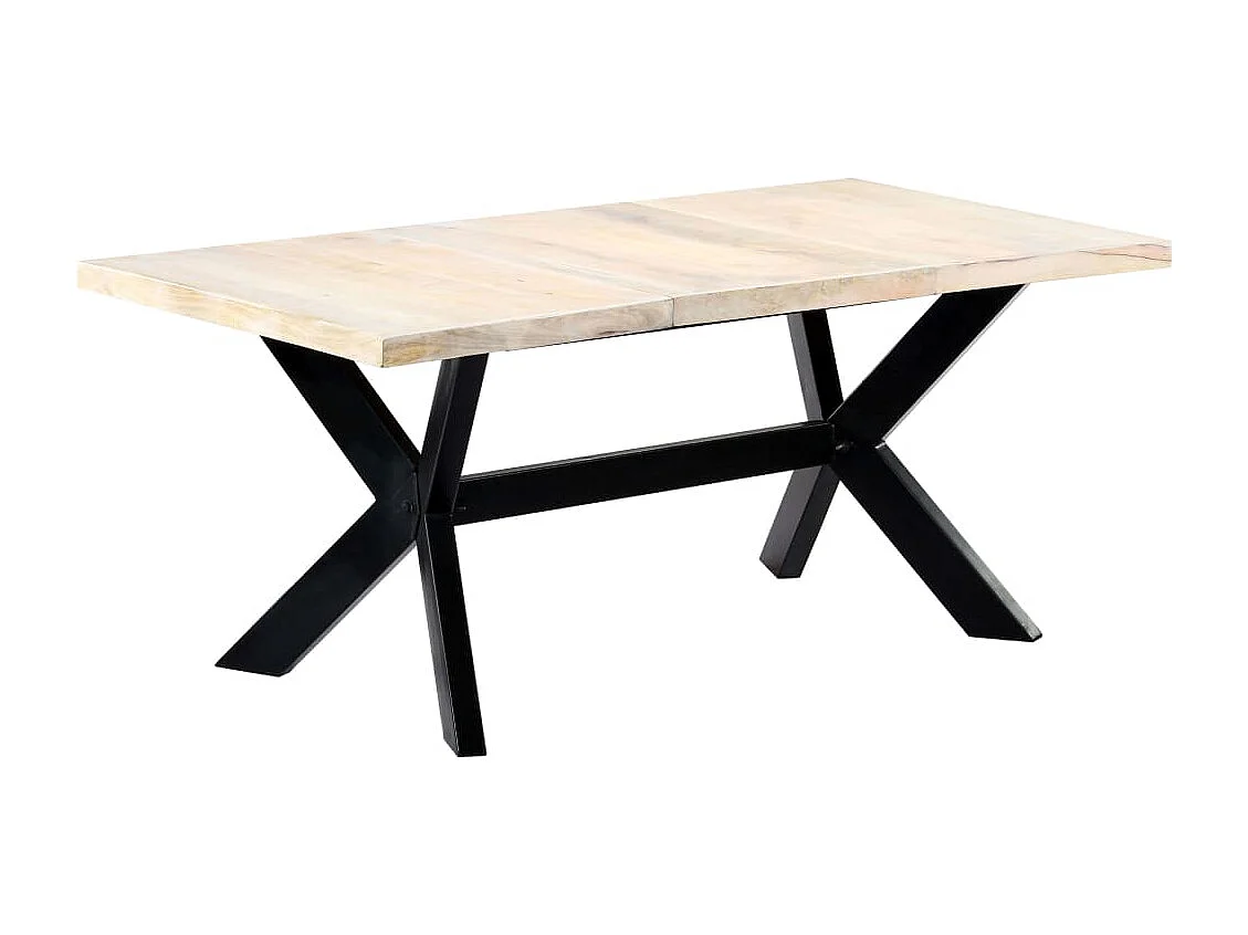 Tavolo da Pranzo 180x90x75 cm in Legno Massello di Mango