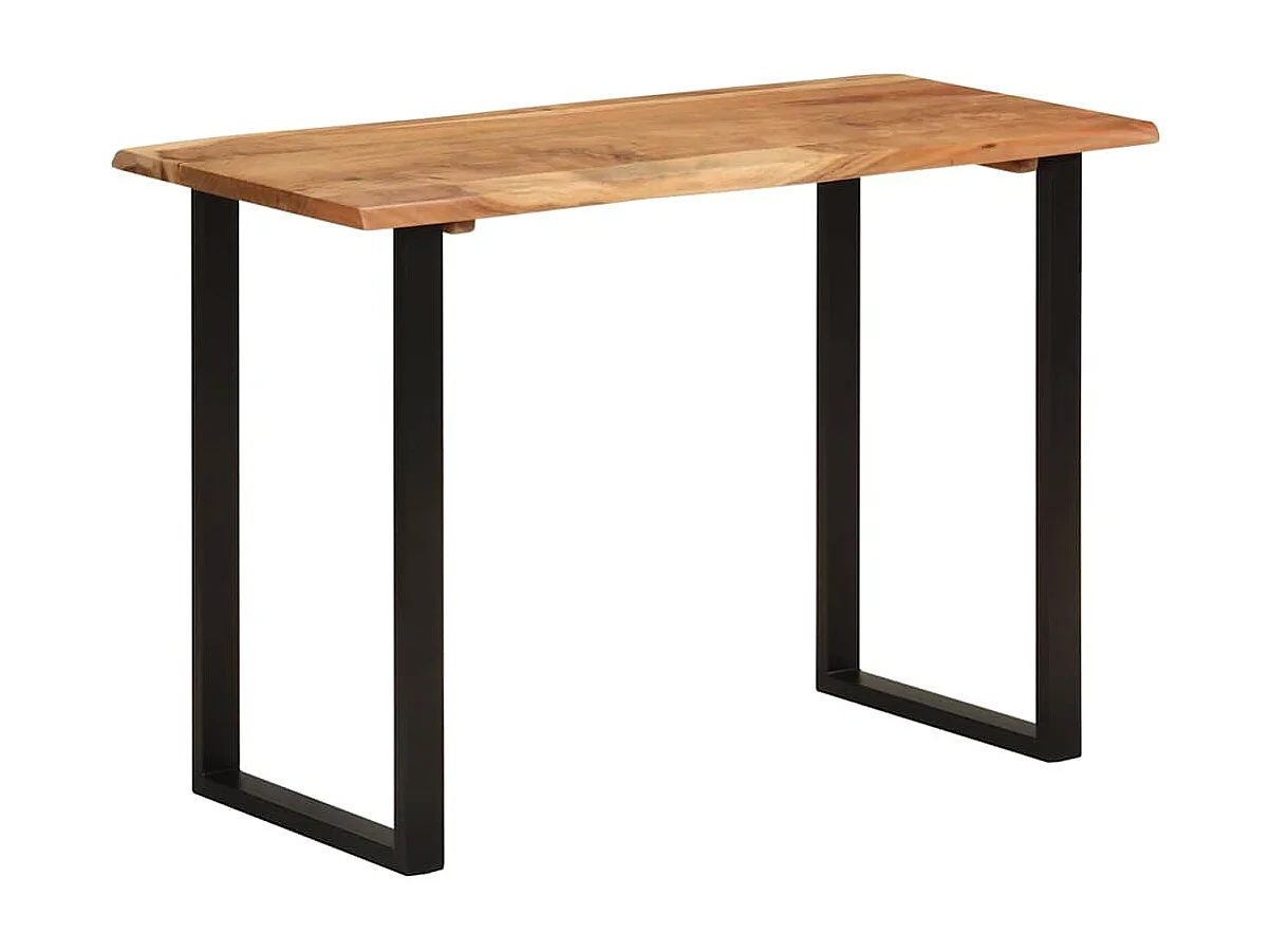 Tavolo da Pranzo 110x50x76 cm Legno Massello di Acacia