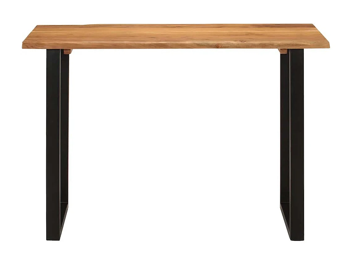 Tavolo da Pranzo 110x50x76 cm Legno Massello di Acacia