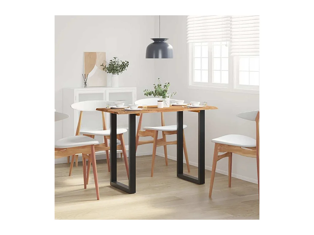 Table à dîner 110x50x76 cm Bois d'acacia solide