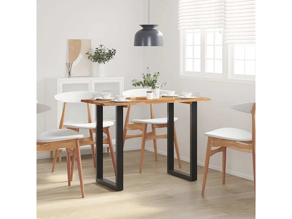 Table à dîner 110x50x76 cm Bois d'acacia solide