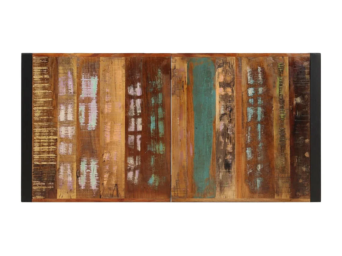 Tavolo da Pranzo 140x70x75 cm in Legno Massello di Recupero