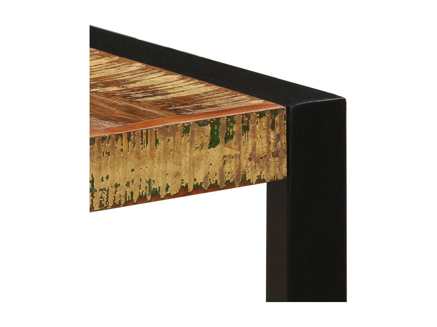 Tavolo da Pranzo 140x70x75 cm in Legno Massello di Recupero