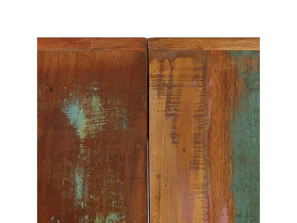 Tavolo da Pranzo 140x70x75 cm in Legno Massello di Recupero