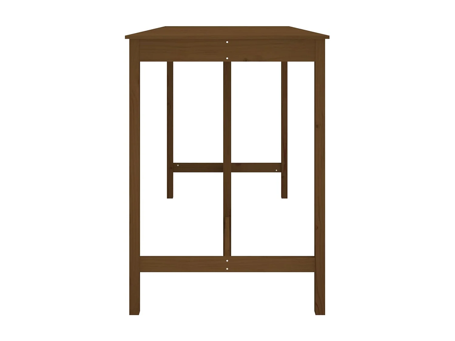 Table de bar Marron miel 180x80x110 cm Bois massif de pin