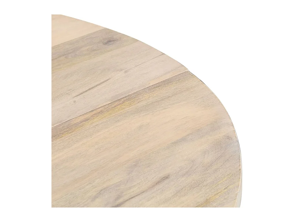 Esstisch Rund 110x76 cm Mango Massivholz