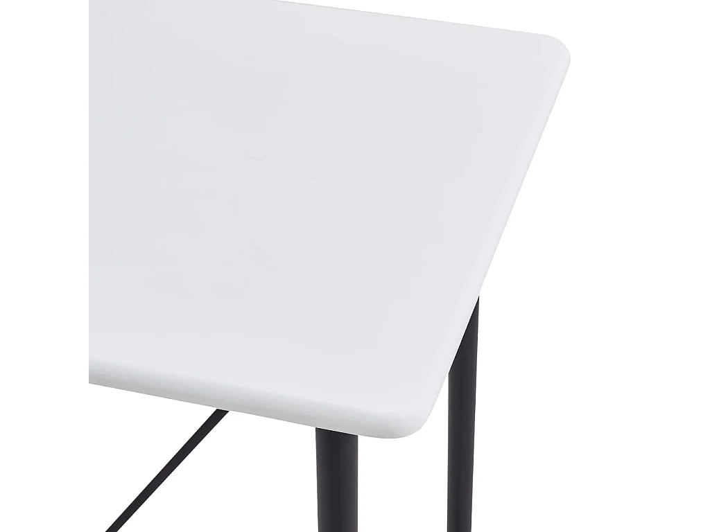 Table de bar Blanc 120x60x110 cm MDF