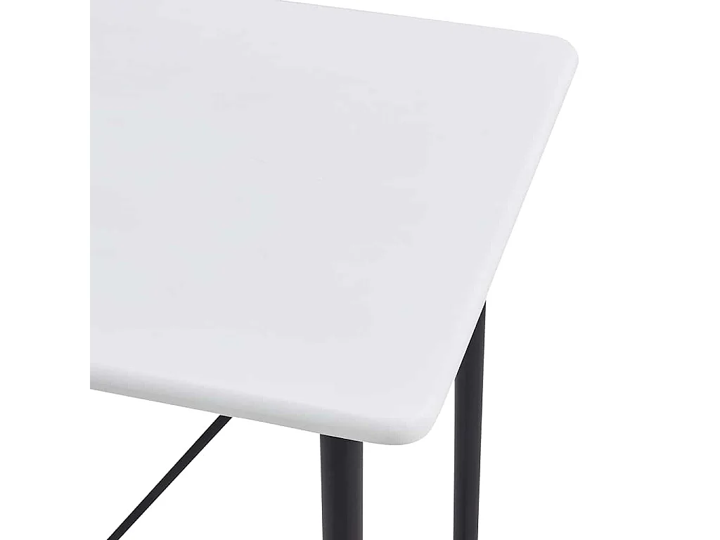 Mesa de bar 120x60x110 cm MDF branco