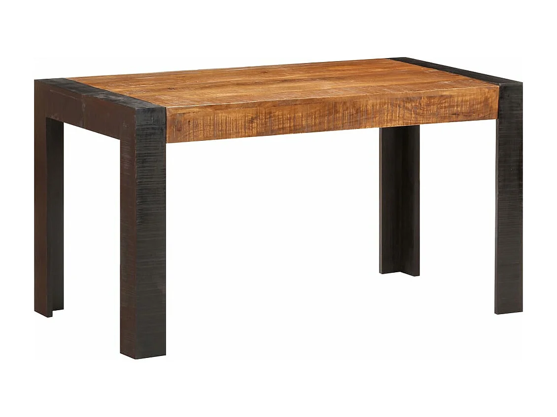 Table à manger 140x70x76 cm Bois de manguier brut massif