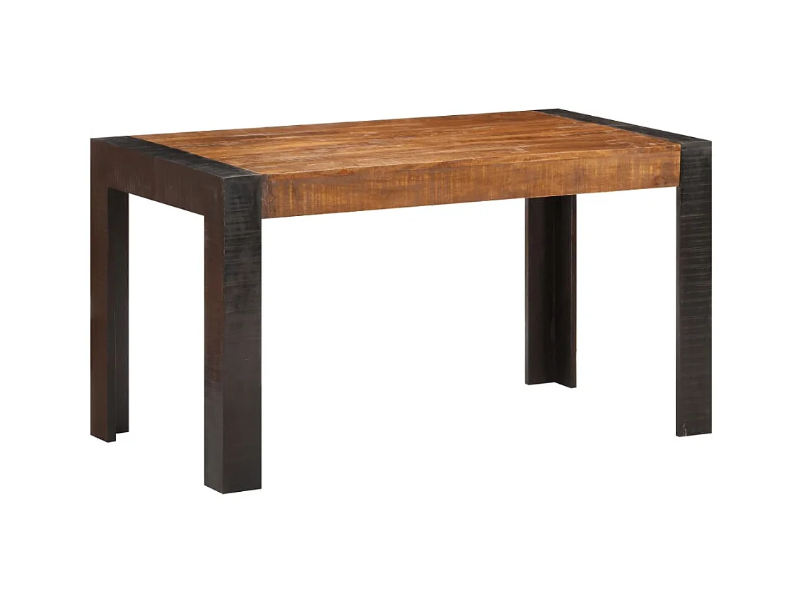 Table à manger 140x70x76 cm Bois de manguier brut massif