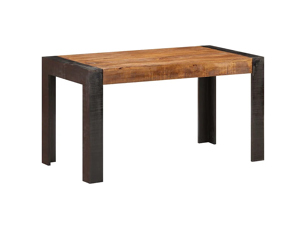 Table à manger 140x70x76 cm Bois de manguier brut massif