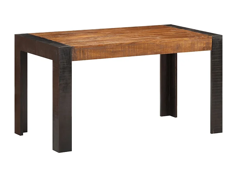 Esstisch 140x70x76 cm Raues Mango-Massivholz