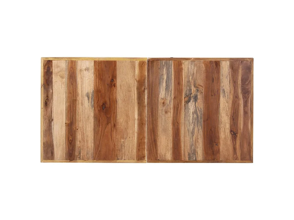 Table de salle à manger 140x70x75 cm Bois avec finition miel
