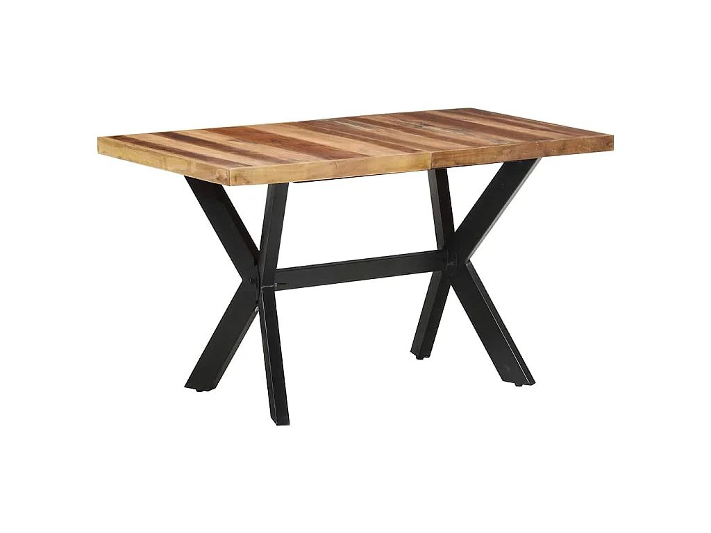 Table de salle à manger 140x70x75 cm Bois avec finition miel