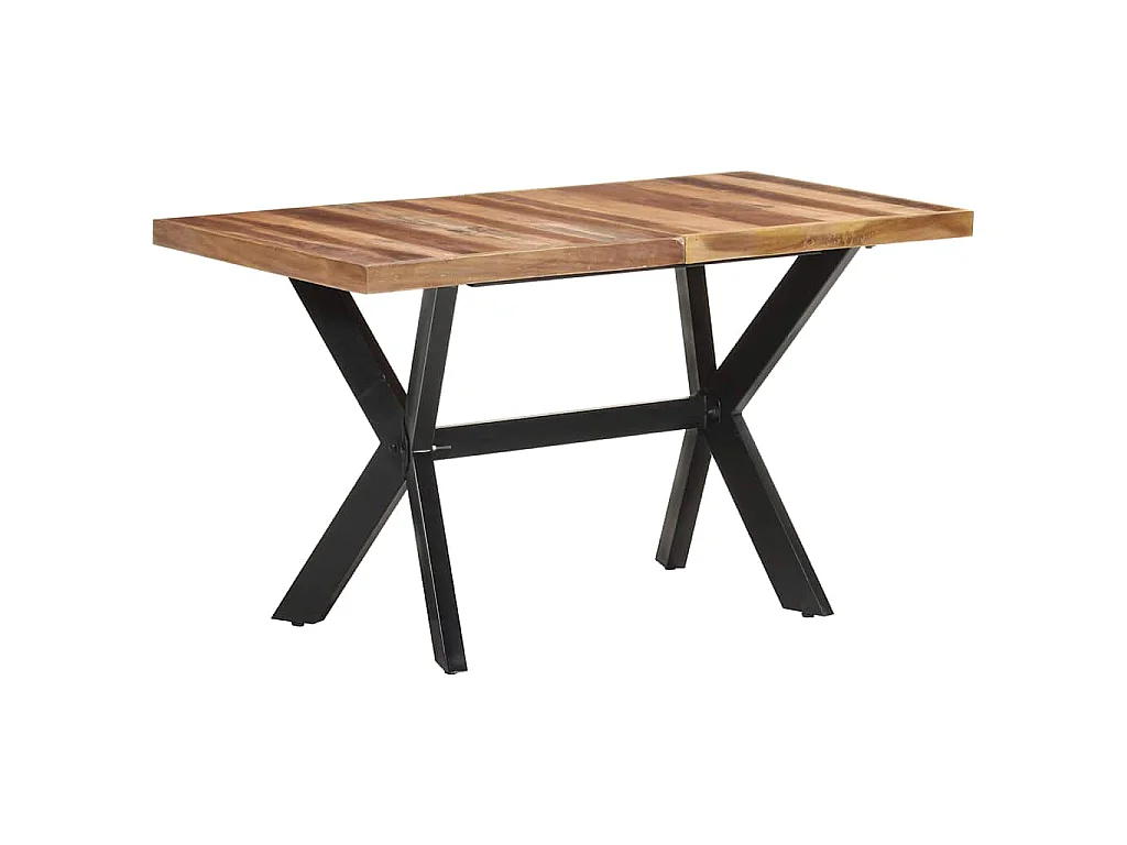 Table de salle à manger 140x70x75 cm Bois avec finition miel