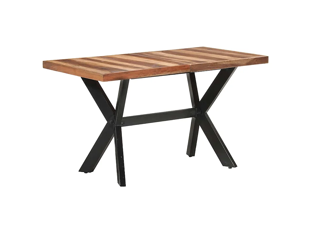 Table de salle à manger 140x70x75 cm Bois avec finition miel