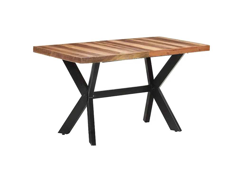 Table de salle à manger 140x70x75 cm Bois avec finition miel