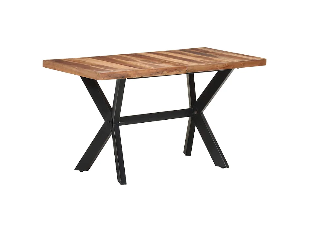 Table de salle à manger 140x70x75 cm Bois avec finition miel