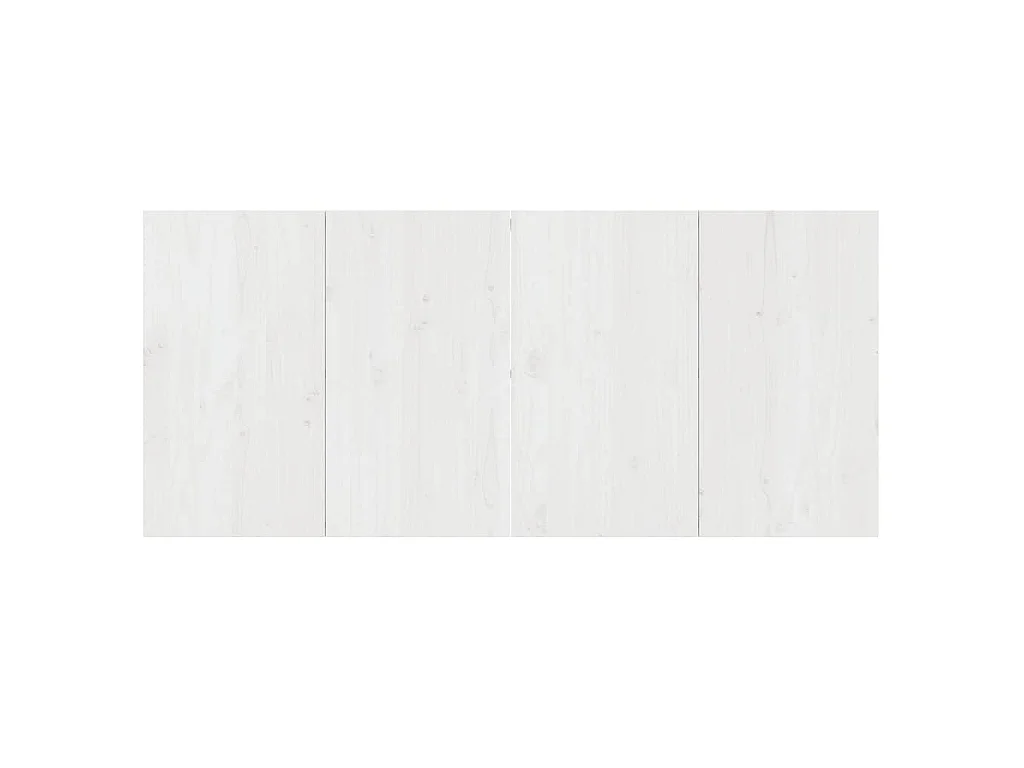 Bartafel 180x80x110 cm massief grenenhout wit