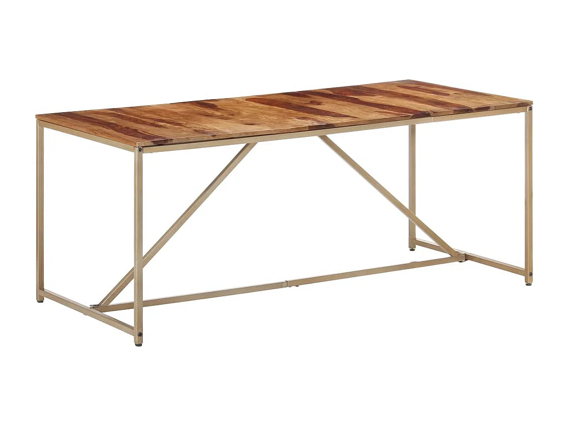 Eettafel 180x90x76 cm massief hout