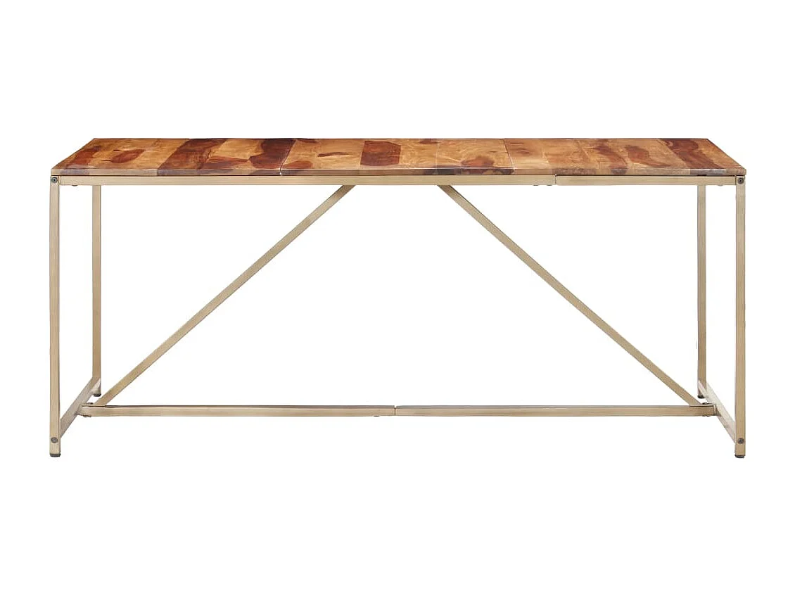 Eettafel 180x90x76 cm massief hout