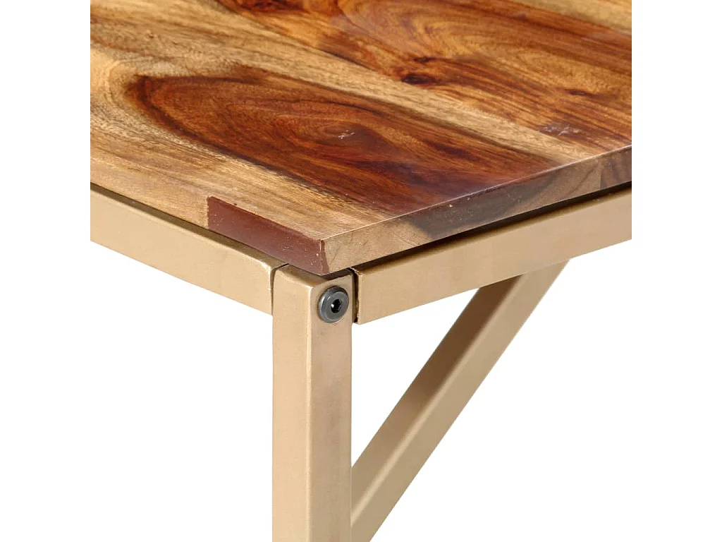 Eettafel 180x90x76 cm massief hout